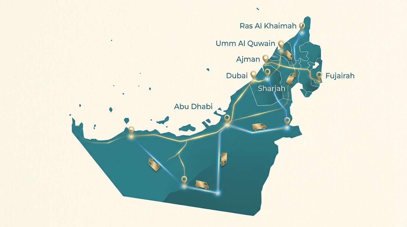UAE coverage map